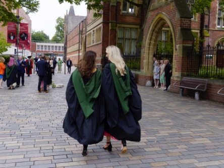 Two very happy graduates.